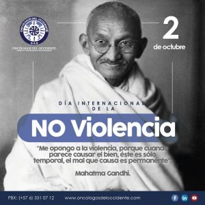 2 de octubre día internacional de la no violencia
