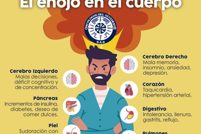 Daños que causa el enojo en el cuerpo