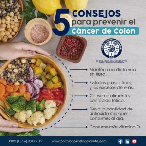 5 consejos para prevenir el cáncer de colon