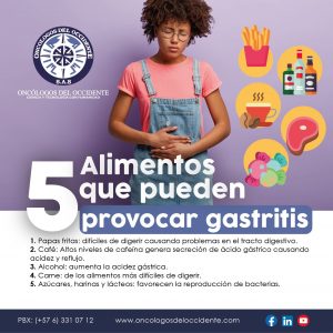 5 Alimentos que pueden provocar gastritis