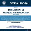 Oferta laboral: DIRECTOR (A) EN PLANEACIÓN FINANCIERA – PEREIRA