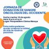 Martes 10 Agosto 2021, Jornada Donación Sangre en Oncólogos Del Occidente Sede Maraya de Pereira