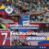Felicitamos al colombiano Anthony Zambrano por la medalla de plata en 400m planos de Tokyo 2020