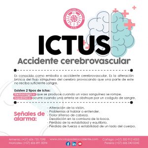 ICTUS Accidente cerebrovascular