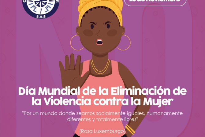 25 de Noviembre. Día Mundial de la Eliminación de la Violencia contra la Mujer