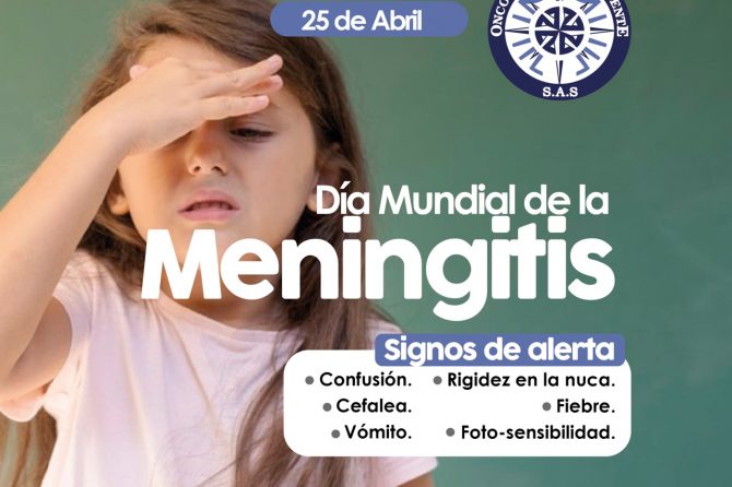 25 de Abril. Día Mundial de la Meningitis