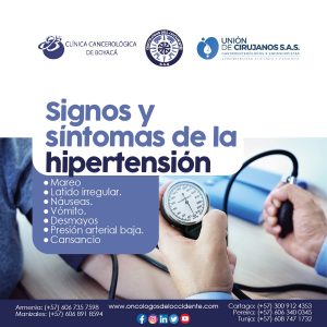 Signos y síntomas de la hipertensión