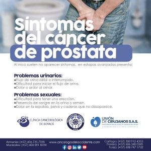Síntomas del cáncer de próstata
