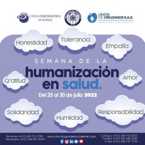 Semana de la Humanización en Salud (del 25 al 30 de Julio 2022)