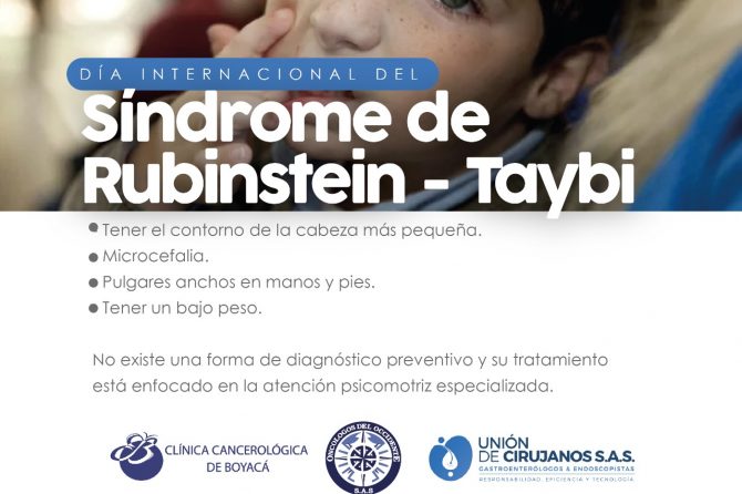 Día Mundial del Síndrome de Rubinstein-TYBI - Centro Médico del Caribe
