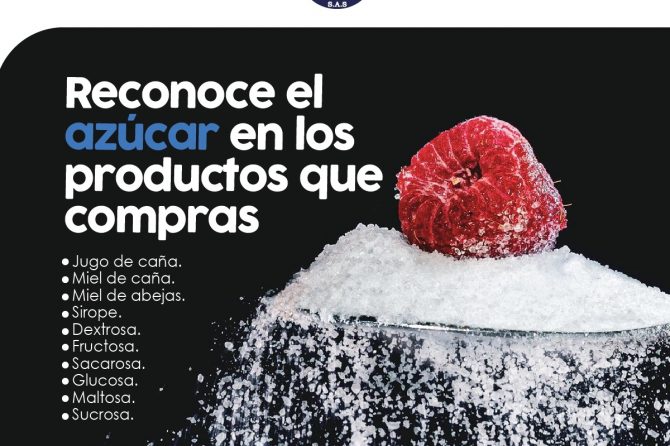 Reconoce el azúcar en los productos que compras