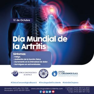 12 de Octubre. Día Mundial de la Artritis