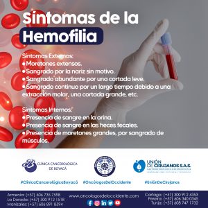 Síntomas de la Hemofilia