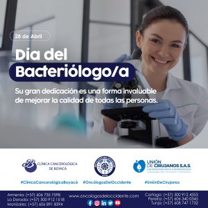 28 de Abril. Día del Bacteriólogo/a