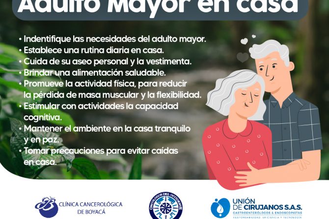 Cuidados con el Adulto Mayor en casa