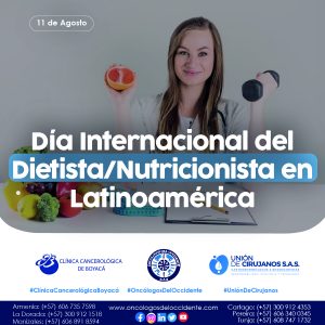 11 de Agosto. Día Internacional del Dietista-Nutricionista en Latinoamérica