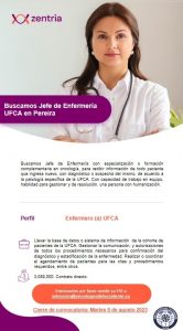 Oncólogos del Occidente busca Enfermero Enfermera UFCA en Pereira Risaralda